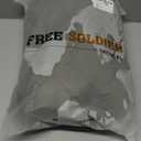 FREE SOLDIER Men's Outdoor Waterproof Soft Shell Hooded Military Tactical Jacket (Green, S)