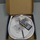 LED Strip Lights Warm White 3000K,32.8ft 110-120V Neon Rope Lights,Flexible Silicone Outdoor Waterproof Neon Strip Lights for Bedroom,Mirror,Kitchen Cabinet, Living Room,Halloween Decor