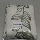 MEETSKY Sage Green Curtains 84 Inches Long 2 Panels Boho Curtains for Living Room Light Filtering Patterned Drapes for Bedroom Linen Style Back Tab Leaf Print Window Treatment, 50 Wide Each Panel