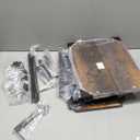 WLIVE Night Stand, Small Dresser with 2 Drawers & Wooden Top, Nightstand with Fabric Bins, Bedside Table End Table for Bedroom, Closet, Entryway, College Dorm, Rustic Brown (1 Piece)