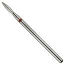 Nail Drill Flame-Shape Diamond Bit EFile for Nail Techs Electric Manicure Drill Machine to Make Cuticle Care, Double Hand Use (0.08 inch, Fine)