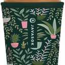 Sok It JavaSok Iced Coffee & Cold Soda Insulated Neoprene Cup Sleeve (Green Living, Medium: 22-28oz)