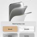 3 x USB C to C Cable StayCable with Organizer Magnetic Holder 5FT, 60W Fast Charging Braid Type-C Charger Data Cord, for iPhone 17/16/15 Laptop Car Desk Nightstand Cable Management Original Design (White)