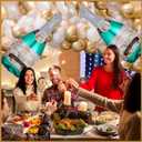 176PCS Champagne Bottle Balloons Balloon Garland Arch Kit, Happy New Year Years Decorations 2026, Balloon for Birthday Engagement Bachelorette Bride To Be Bridal Shower Party Decorations