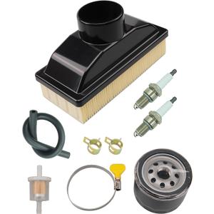 11013-0727 Air Filter fit for Kawasaki FR541V FR600V 4-Cycle Engines Lawn Mower with 49065-7007 Oil Filter&Tune Up Kits