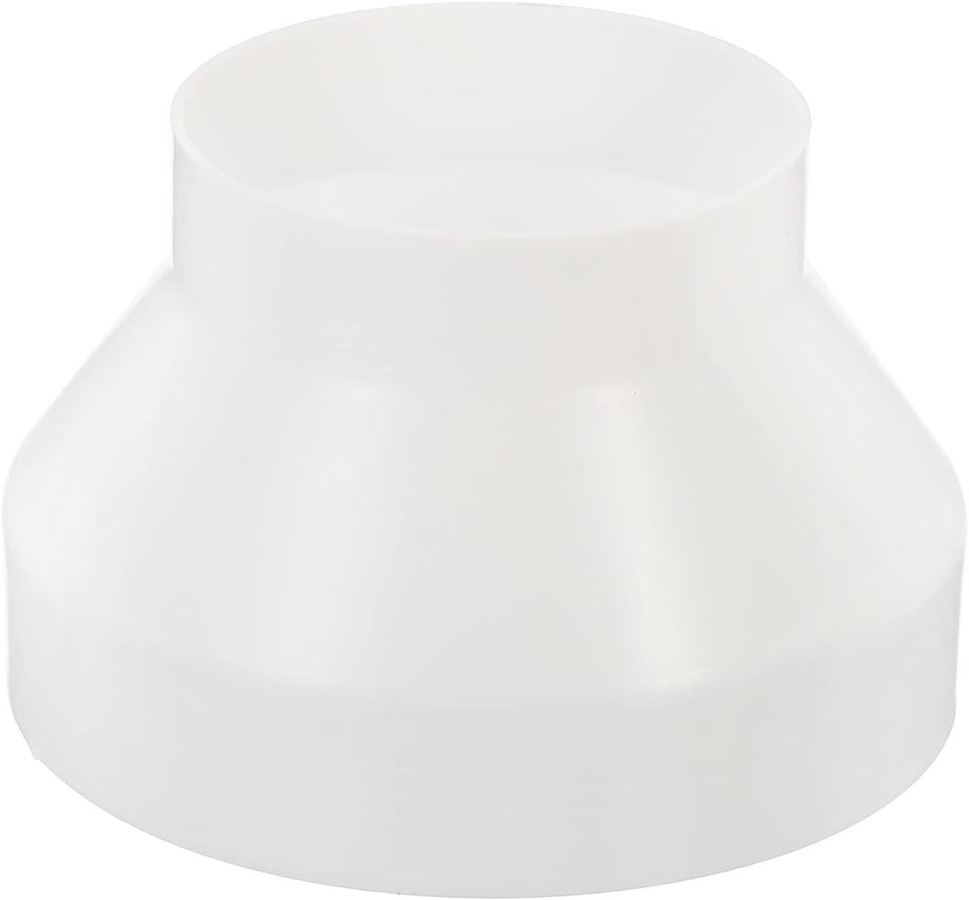 PATIKIL 7" to 4.5" Duct Reducer, ABS Ducting Airflow Tube Increaser Adapter Pipe Fitting for HVAC Heating Cooling Air Ventilation Systems
