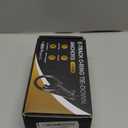 12 Pack E-Track O-Ring Tie-Down Anchors for Secure Motorcycles, Cargo Loads, Bikes in Trailers, Pickups, Vans, Trucks for E-Track System Accessories for Enclosed