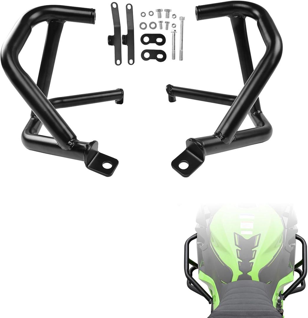 Motorcycle Engine Guard Crash Bar for Ninja 500 2024 2025 2026, Ninja 400 2018-2026, Ninja 250 2018-2021 Highway Bar Bumper Side Protection