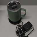 Kepwam Self Heating Coffee Mug T2, 16oz Smart Heated Coffee Mug, 150 Min Battery Life - Hot up to 149 Temperature Control Coffee Mug Warmer, Gifts for Dad Mom (No APP) (Sage Green)