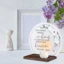 Memorial Candle Sympathy Gifts Wedding Memorial Sign, Memorial Service Decorations, Bereavement Gifts for Loss of Loved One, in Memory of Mom/Father/Husband