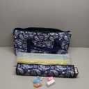 Mose Cafolo American Mahjong Set, Blue Paisley Carrying Bag,166 Premium White Tiles,4 All-in-One Color Rack/Pushers Complete Mahjong Tiles Set (Ma Jong, Mah-Jongg, Majiang)