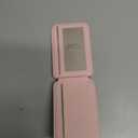 isee 2025 Upgraded MagSafe Wallet for iPhone 17/16/15/14/13/12, Powerful Magnetic, 5-Card Capacity, RFID Blocking, MagSafe Sticker Included, Lightweight Adjustable Card Holder, Light Pink