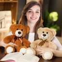 16 Pcs Teddy Bears Bulk Baby Shower Cute Stuffed Animal Toy for Decorations