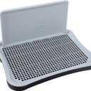 Dog Potty Tray 20x16 Inch SplashProof Dog Toilet with Wall & Urine Trough Removable Easy to Clean Pet Supplies for Home Pet Shop