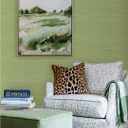 NuWallpaper x Society Social Classic Faux Grasscloth Peel and Stick Wallpaper, Citrus Green, Textured Removable Wallpaper, 20.5 in x 18 ft