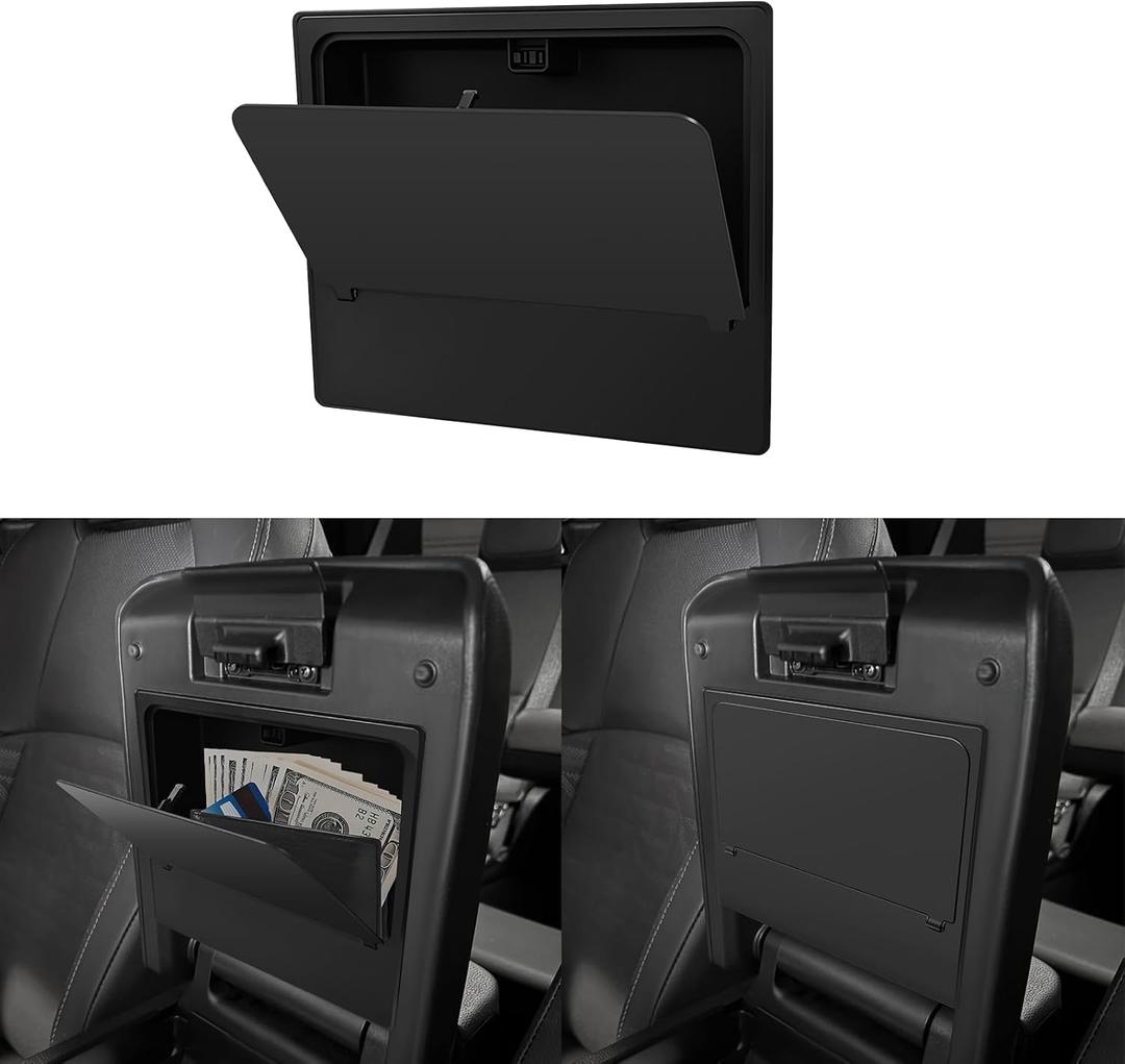 Muslogy Center Console Hidden Storage Box Compatible with 2025 2026 Toyota 4Runner Accessories Armrest Privacy Hidden Design Middle Console Secret Organizer Compartment ABS Material Large Opening