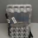 40 Pack Plastic Egg Cartons Bulk, 12 Count Chicken Duck Eggs, 1 Dozen Jumbo Clear Refrigerator Egg Trays