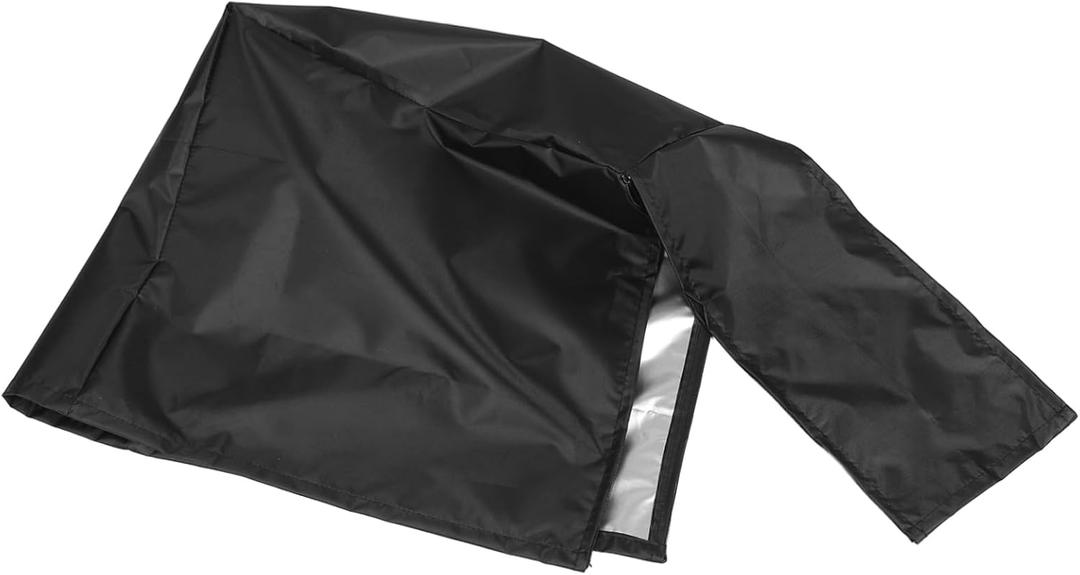 BESTYASH Black CPU Dust Cover for Desktop Computer Mid-Tower Protective Case Universal Dust Protector for Use Waterproof and Dustproof Design