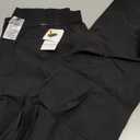 Mens Work Pants Hiking Cargo Waterproof Breathable Lightweight Stretch Quick Dry Outdoor Summer Pants (38, Black)