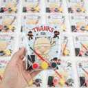 24 Set Ninja Party Favors - with Magnets Diamond Stickers Glitter Glue Pens - Karate Party Favors for Kids - Non-Toxic DIY Wooden Ninja Paint Crafts - Goodie Bags Gifts Prizes for Kids Boys Toddler