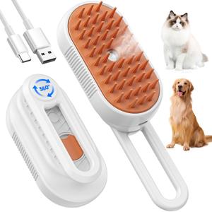 Pet Steam Hair Brush 2  Pack