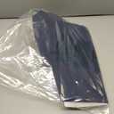 Pleated Fabric 59" Wide Material for Mural Decoration Background Wall Creative Sewing (straighten1.5 meters, Navy Blue)