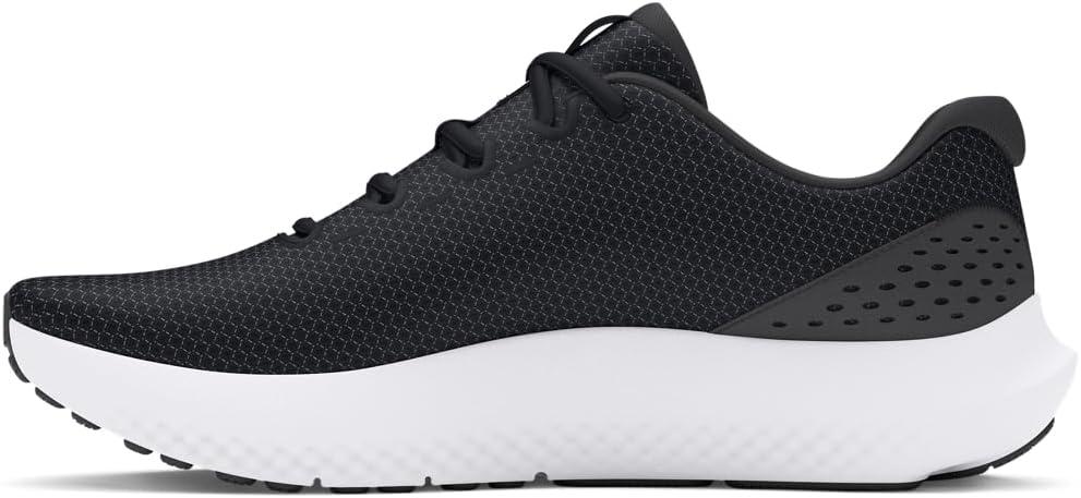 Under Armour Women's Charged Surge 4, (001) Black/Anthracite/White, 9.5, US