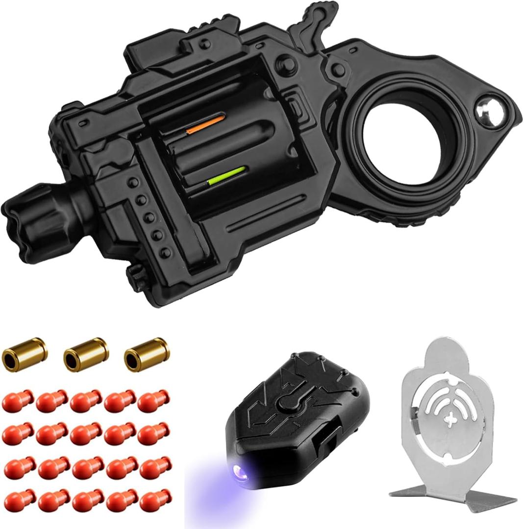 Metal Fidget Toys Adults Gun: Fidget Spinner Cool Fidget Toy for Men Stress Relief Spinner Ring for Finger Concentration Office Study Travel Gift for Man(Black)