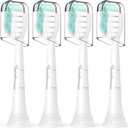 Toptheway Toothbrush Replacement Heads for Philips Sonicare 4100 5100 C2 G2 C1 W - Medium Soft, 4 Pack