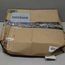 LEEVAN Black and White Striped Patio Outdoor Rug 5x8, Washable Living Room Bedroom Area Rug, Soft Cotton Blend Sturdy Carpet for Kitchen, Dining Room, Playroom, Mudroom, Sunroom (5' x 7'10" (Rectangular))