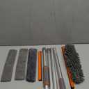 Eazer Squeegee Window Cleaner Tool 2 in 1 Rotatable Window Cleaning Squeegee Kit with Extension Pole, 62'' Window Washing Kit, Bendable Head for Home Car Glass - 4 Pads