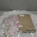 Knitgrip 6ft Pre lit White Christmas Ribbons Holiday Party Decorations