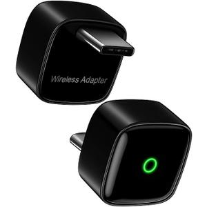 Wireless CarPlay Adapter USB C (2025 Upgrade), only for USB C  Convert Wired to Wireless, Stable Connection, Mini Apple Carplay Adapter for OEM Wired CarPlay Cars