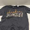 Chicken Jockey Shirt Pixel Art Gamer Zombie Boys Kids T-Shirt, Large 