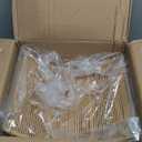 Boho Lamp Shades,Small Lamp Shades For Table Lamps,Wicker Drum Bell Lamp Shade for floor lamps,Vintage Rattan Lampshade for Hanging Lamp,Wall Sconce, Spider Fitter Replacement Floor Lamp Shade Large (13INCH)