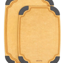 Elihome Essential Series 2-in-1 Wooden Cutting Board Set for Kitchen – Wooden Board for Chopping Vegetables, Bread, Cheese, Meat, and Salad