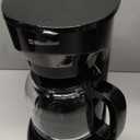 Mueller 12-Cup Drip Coffee Maker - Borosilicate Carafe, Auto-Off, Reusable Filter, Anti-Drip, Keep-Warm Function, Clear Water Level Window Coffee Machine, Kitchen Essentials & Accessories (Black)