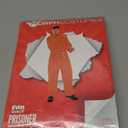 fun shack Prisoner Costume Men,Inmate Costume Men, Convict Costumes, Halloween Costumes for Adults (Medium)