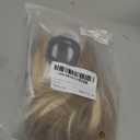 FELENDY Ponytail Extension Claw 18" 20" Curly Wavy Straight Clip in Hairpiece One Piece A Jaw Long Pony Tails for Women (Light Ginger Mix Bleach Blonde, Curly)