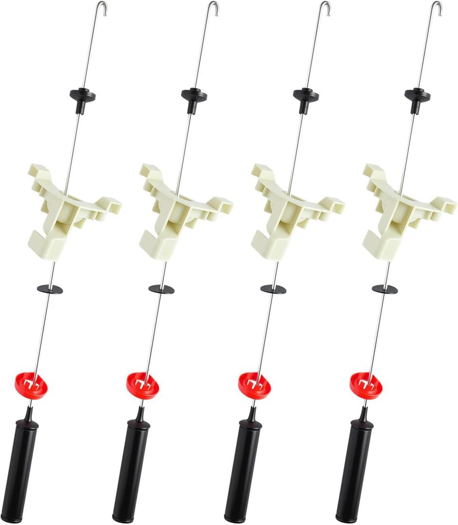 Capoda 4pcs 420952P Suspension Rod Kit Washer Suspension Assembly Compatible with Fisher & Paykel Washer WA3927G1 WA4127G1 WL4227J1 WA1068G2 WA1068P1, Replace 421841P 1880882 3022058 AP6023004