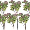  Purple Sedum Artificial Flower Stem (Set of 8)