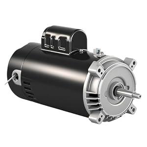 UST1152 Pool Pump Motor 1.5 HP Compatible with Hayward Super Pump, Super II, Max-Flow Northstar Jacuzzi Magnum Pumps, Round Flange Pool Pump Motor 56J Frame 1 1/2 Horsepower Single Speed 3450 RPM