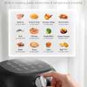 COMFEE' Compact 2.1 Quart Air Fryer with 12 Presets Menu Options, Adjustable Timer & Temperature Control 180-400 degrees F, Dishwasher-Safe Nonstick Fry Basket, 2.1qt