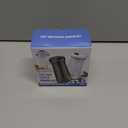 The Original Salt and Pepper Shakers set - Black & White - Spice Dispenser with Adjustable Pour Holes - Stainless Steel & Glass - Set of 2 Bottles