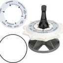 270067 2 Inch Top Valve Assembly Replacement Kit for Pentair Top and Side Mount Pool/Spa Multiport Valve Replace# 270067