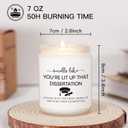 Grad Candle Gifts, 2025 PhD Graduation Doctorate Degree Gifts for Women Men Funny Dissertation, Congratulations Grad, Graduation Present for Him, Her, Doctoral Graduates, PhD Student