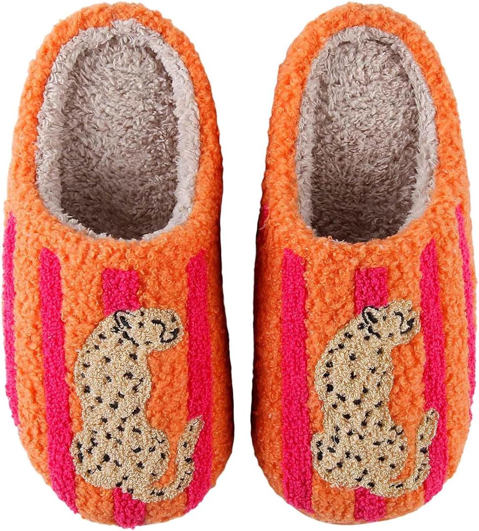 Animal Slippers For Women Men Adult House Slippers for Womens Mens Kawaii Bedroom Slipper Cartoon Slides Memory Foam Slipper For Woman (8-8.5 Women/7-7.5 Men)