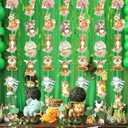 2 x Woodland Animal Hanging Garlands 8Pcs Woodland Creatures Theme Hanging Decorations Forest Animals Cutout Ceiling Wall Decor for Woodland Baby Shower Decorations Birthday Party Supplies