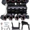 615-375 Engine Upper Intake Manifold w/Gaskets Compatible with 2007 2008 E-150 E-250 F'150 Lobo 4.6L V8 Replace# 7L3Z-9424-F 019495456162