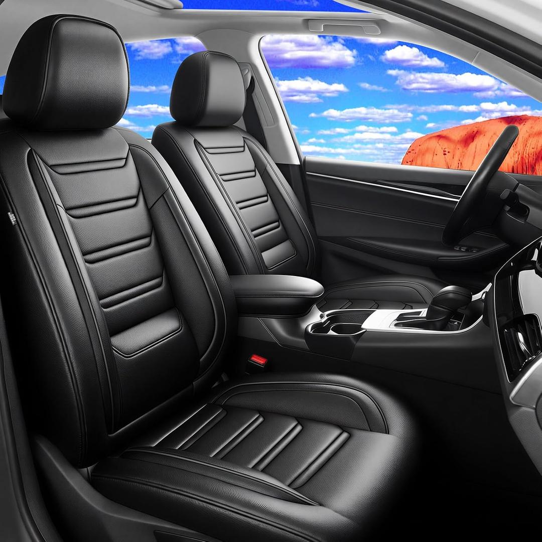 Fit Elantra Seat Covers Custom Fit for Hyundai Elantra 2017-2026, Black